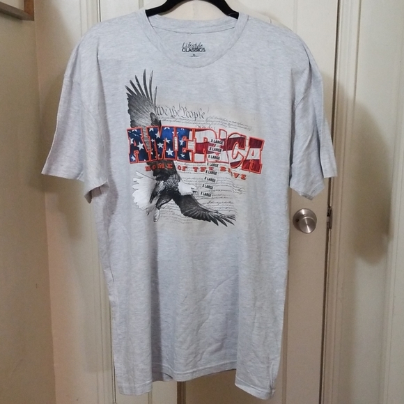 Lifestyle Other - AMERICA GRAY T SHIRT new with tags